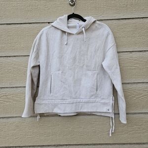 Fabletics Rayna hoodie in Vanilla Heather XS relaxed fit
